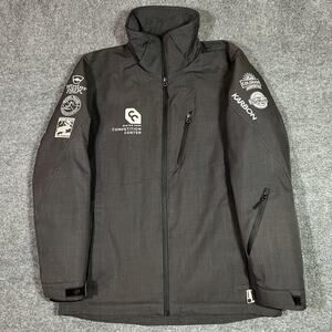 Karbon Ski Jacket Mens XS Gray Insulated Winter Park Competition Center KR456